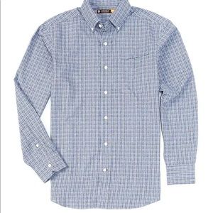 Cremieux Jaspe Plaid Performance Stretch Long-Sleeve Woven Shirt